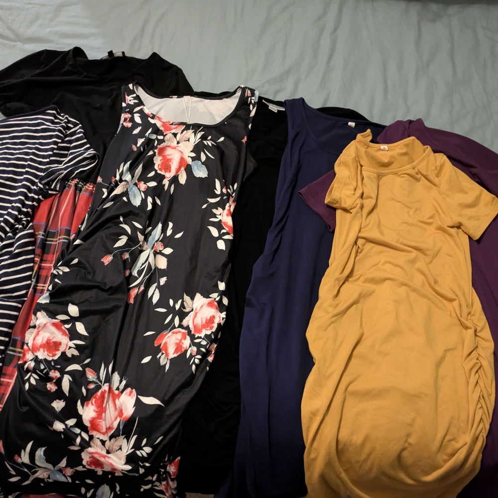 7-Piece Maternity Dress Bundle